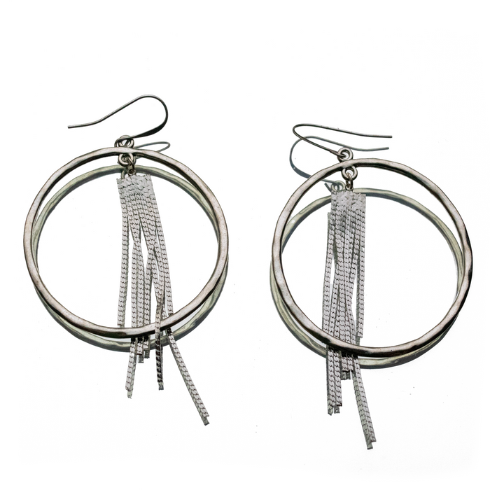 Signature Hoop with Classic Chain