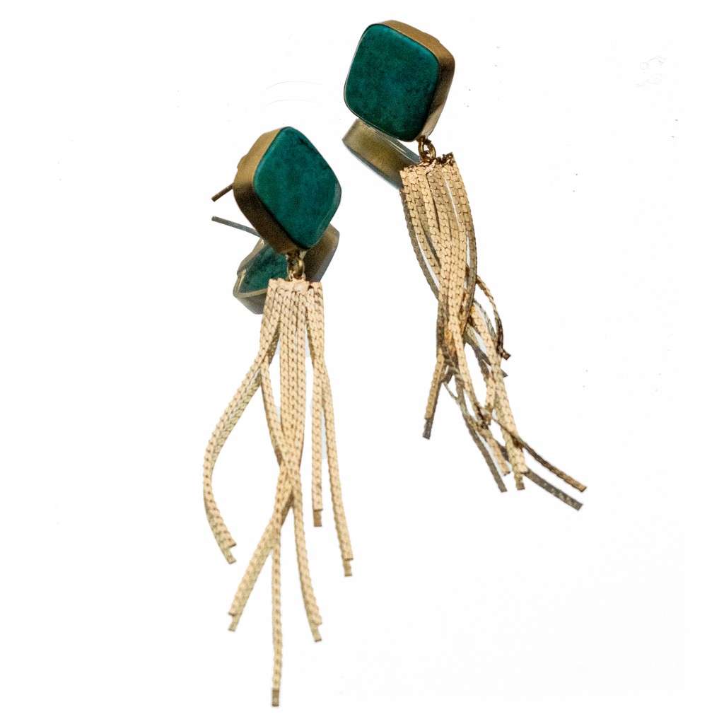 DESERT DECO FRINGE EARRINGS