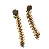Pearl Chainmail Drop Earrings