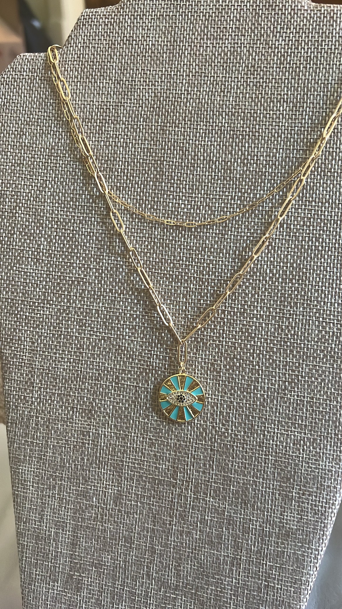 Teal Evil Eye