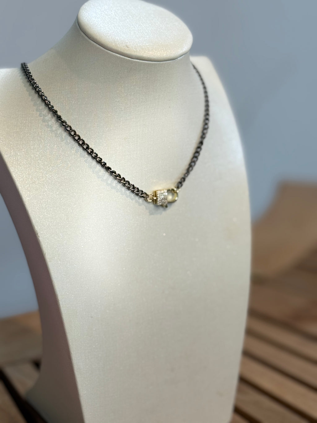 Gunmetal & Gold Locket