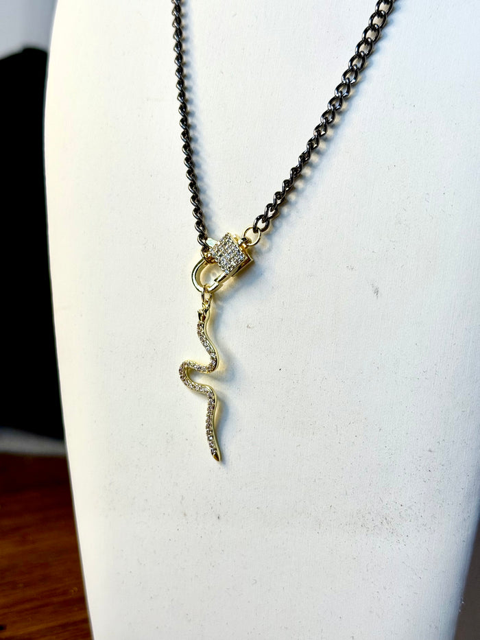 Pave Diamond Serpent