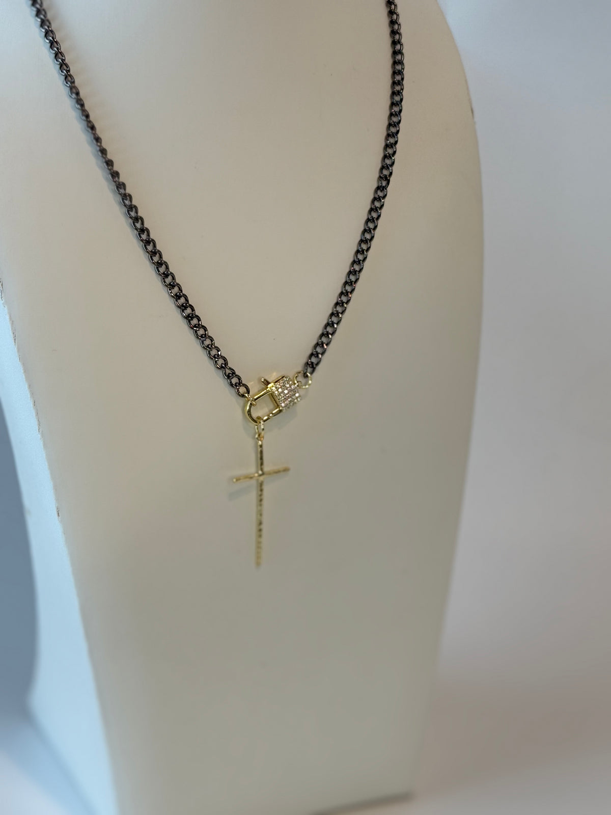 Gunmetal & Gold Locket