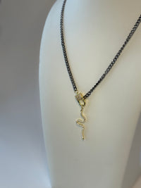 Gunmetal & Gold Locket