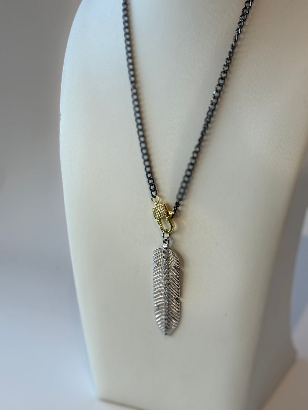 Gunmetal & Gold Locket