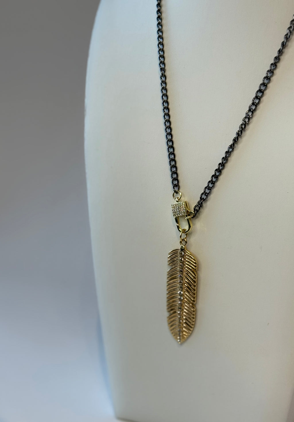 Gunmetal & Gold Locket