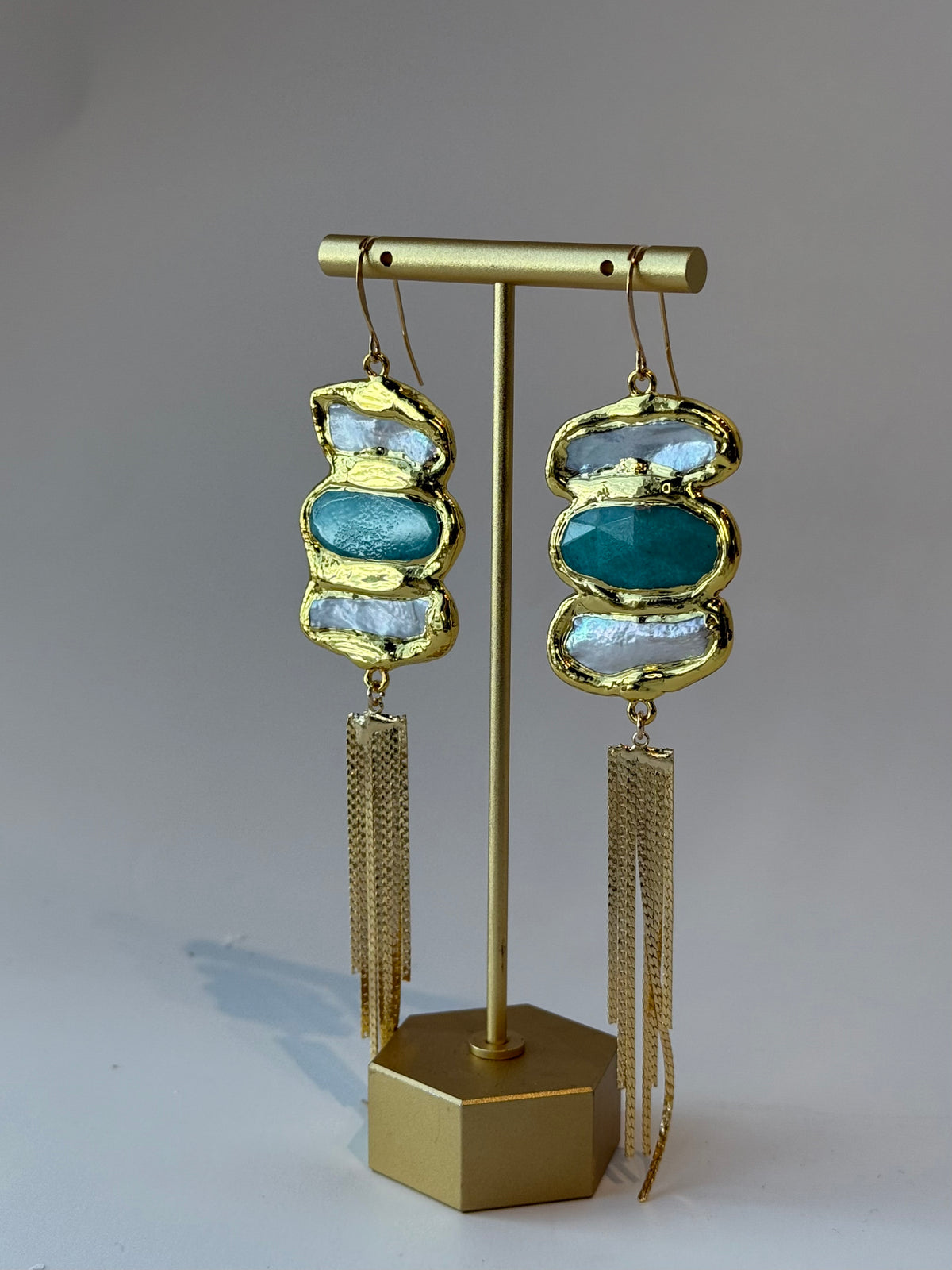 Calamint- the Watercolor Earring