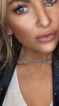 Paved in Turquoise and Diamonds