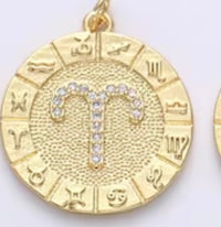 Zodiac & Monogram BB Necklace