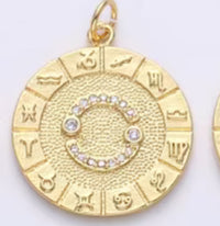 Zodiac & Monogram BB Necklace