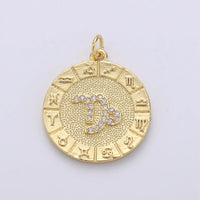 Zodiac & Monogram BB Necklace