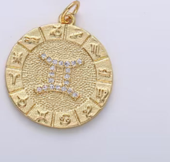 Zodiac & Monogram BB Necklace