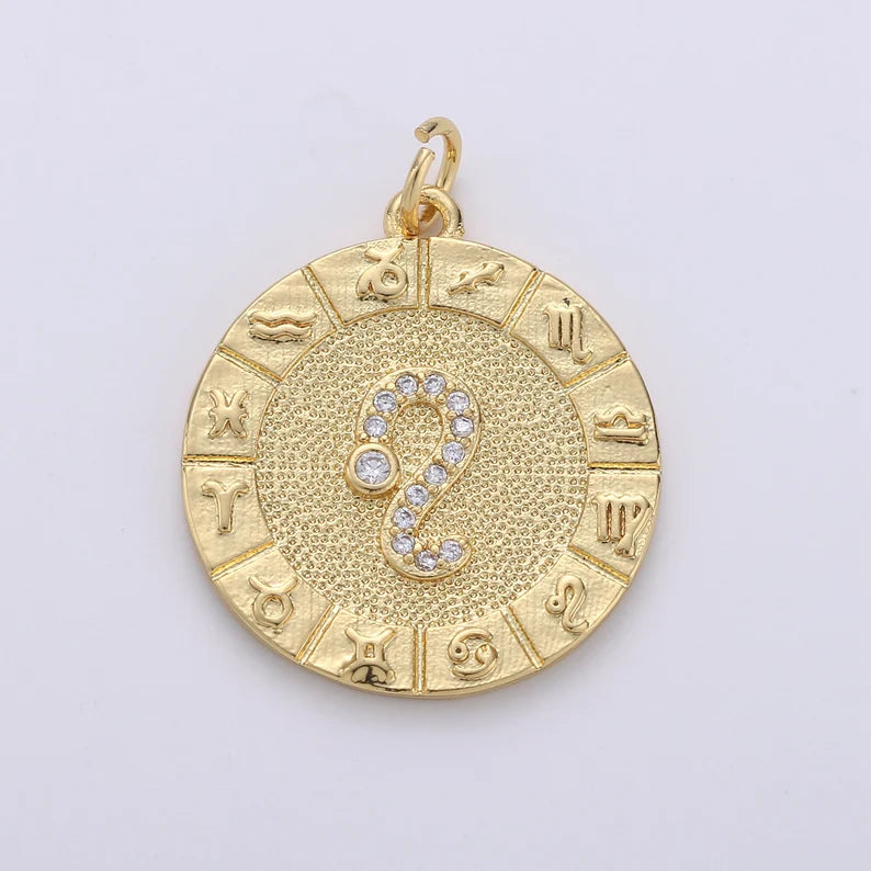 Zodiac & Monogram BB Necklace