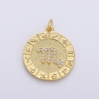 Zodiac & Monogram BB Necklace