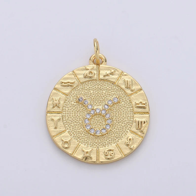 Zodiac & Monogram BB Necklace