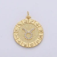 Zodiac & Monogram BB Necklace