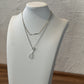 Tennis charm necklace