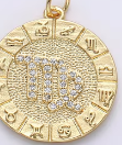 Zodiac & Monogram BB Necklace